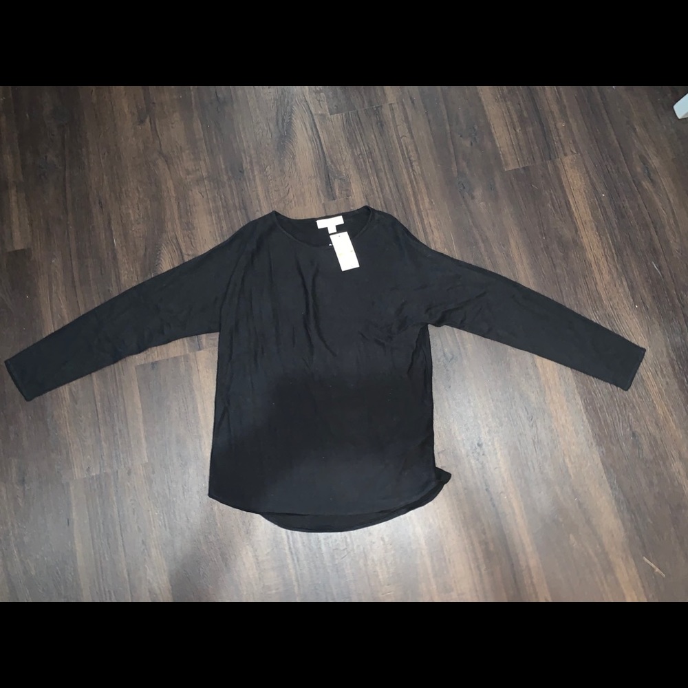 Michael Kors black long sleeve sweater